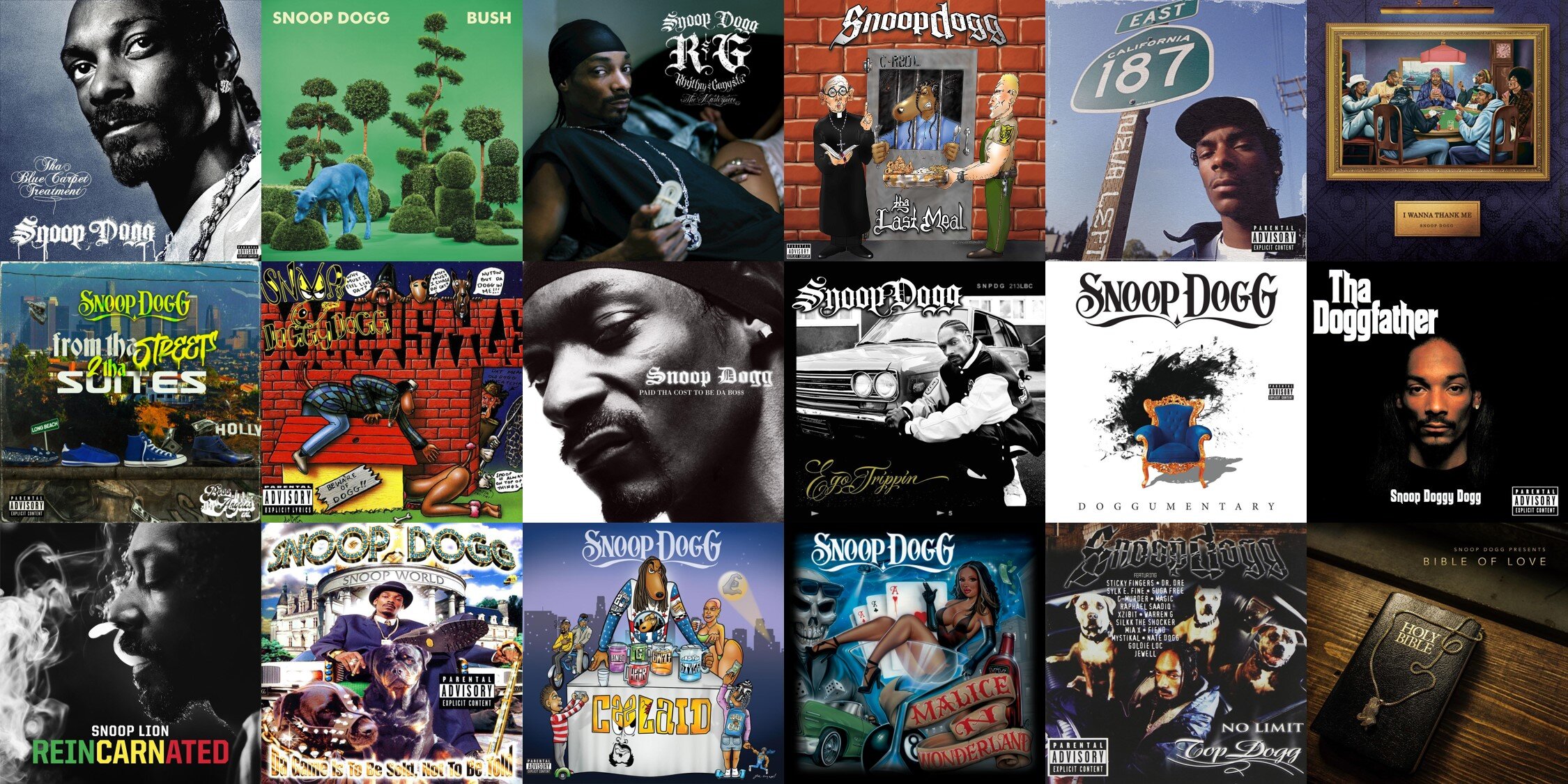 SNOOP DOGG-DISCOGRAPHY
